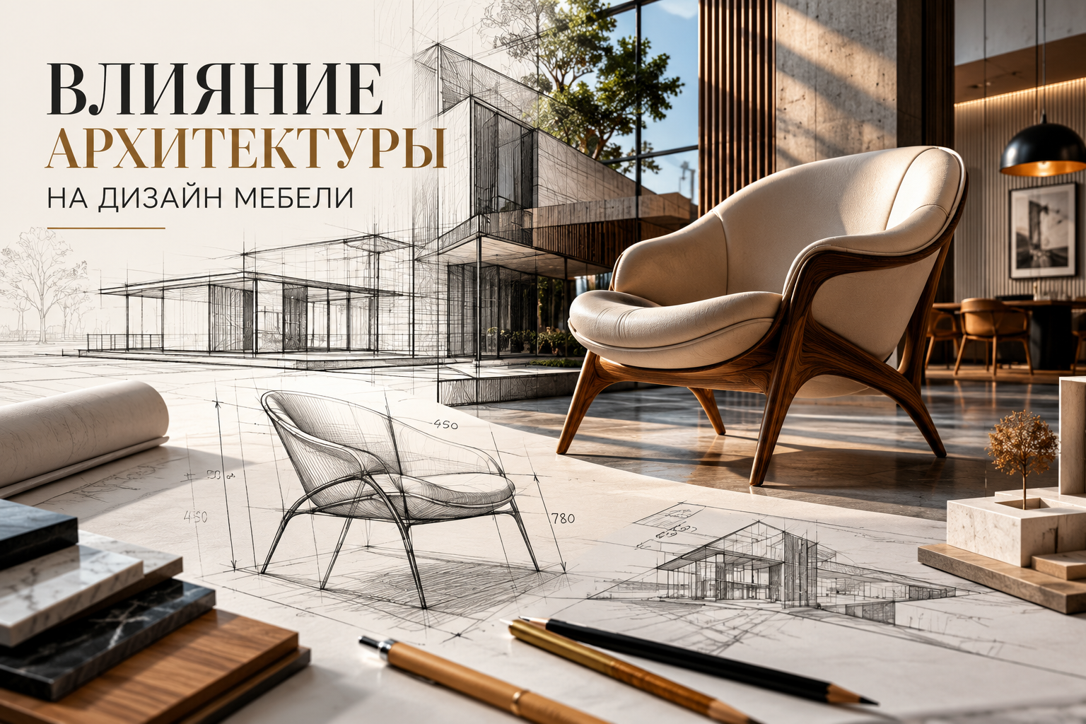 Влияние искусства и архитектуры на дизайн мебели
