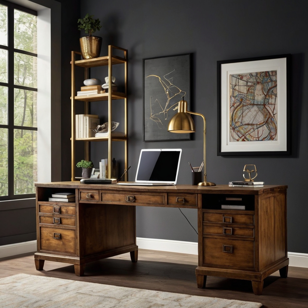homeoffice table 4 Как выбрать рабочий стол для домашнего кабинета