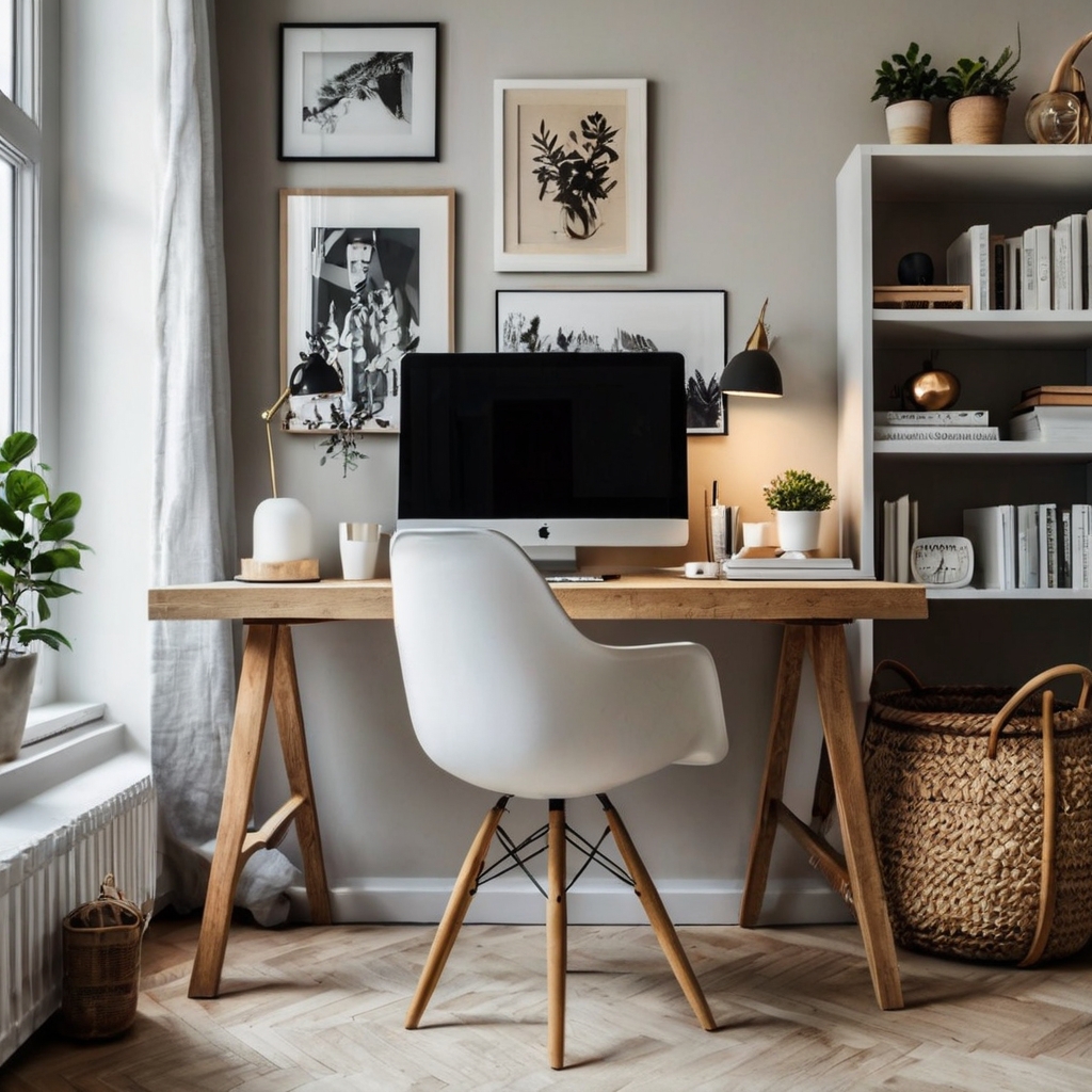 home office scandinavi 2 Скандинавский стиль в домашнем офисе: уют и функциональность