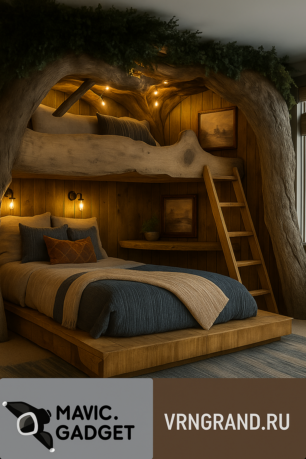 Кровати-домики в стиле «Tree House»: мебель для тех, кто любит природу 2 Кровати-домики в стиле «Tree House»: мебель для тех, кто любит природу