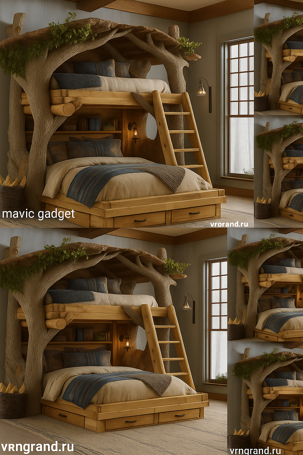 Кровати-домики в стиле «Tree House»: мебель для тех, кто любит природу 3 Кровати-домики в стиле «Tree House»: мебель для тех, кто любит природу