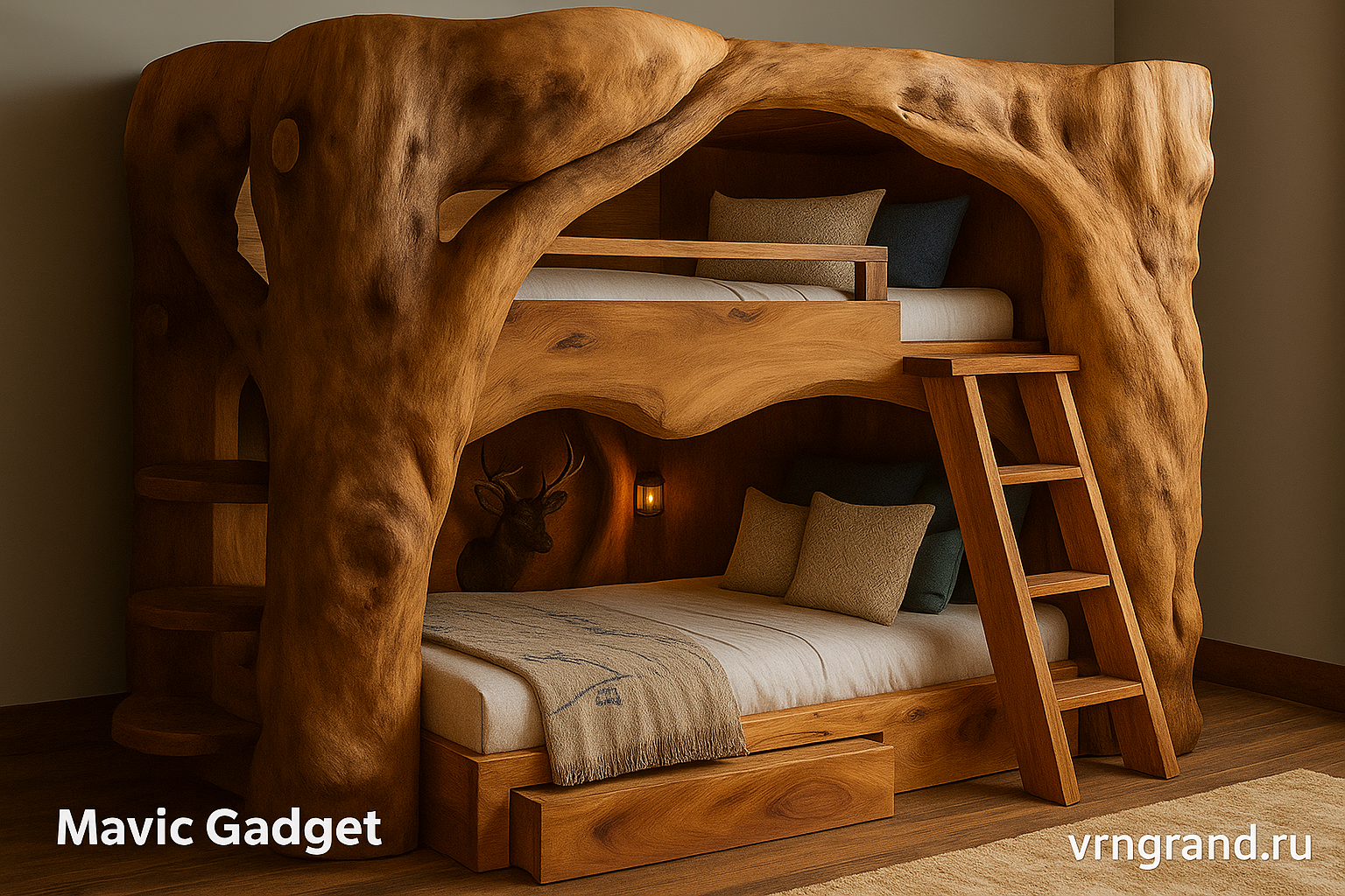 Кровати-домики в стиле «Tree House»: мебель для тех, кто любит природу 4 Кровати-домики в стиле «Tree House»: мебель для тех, кто любит природу