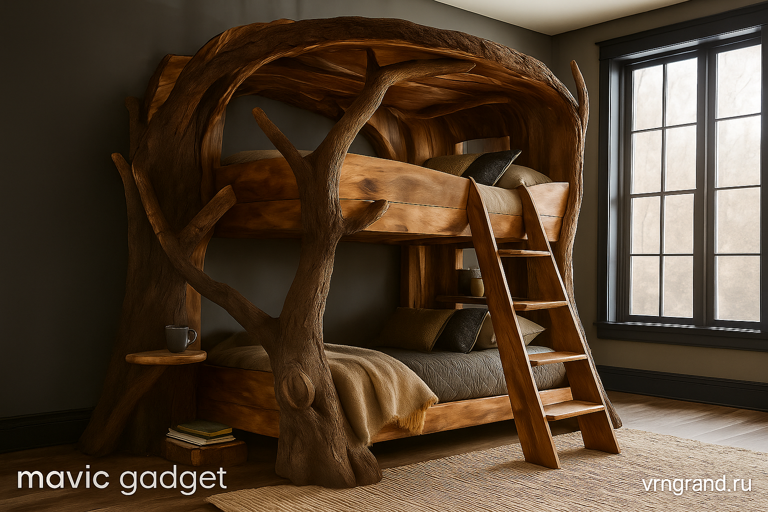 Кровати-домики в стиле «Tree House»: мебель для тех, кто любит природу 6 Кровати-домики в стиле «Tree House»: мебель для тех, кто любит природу