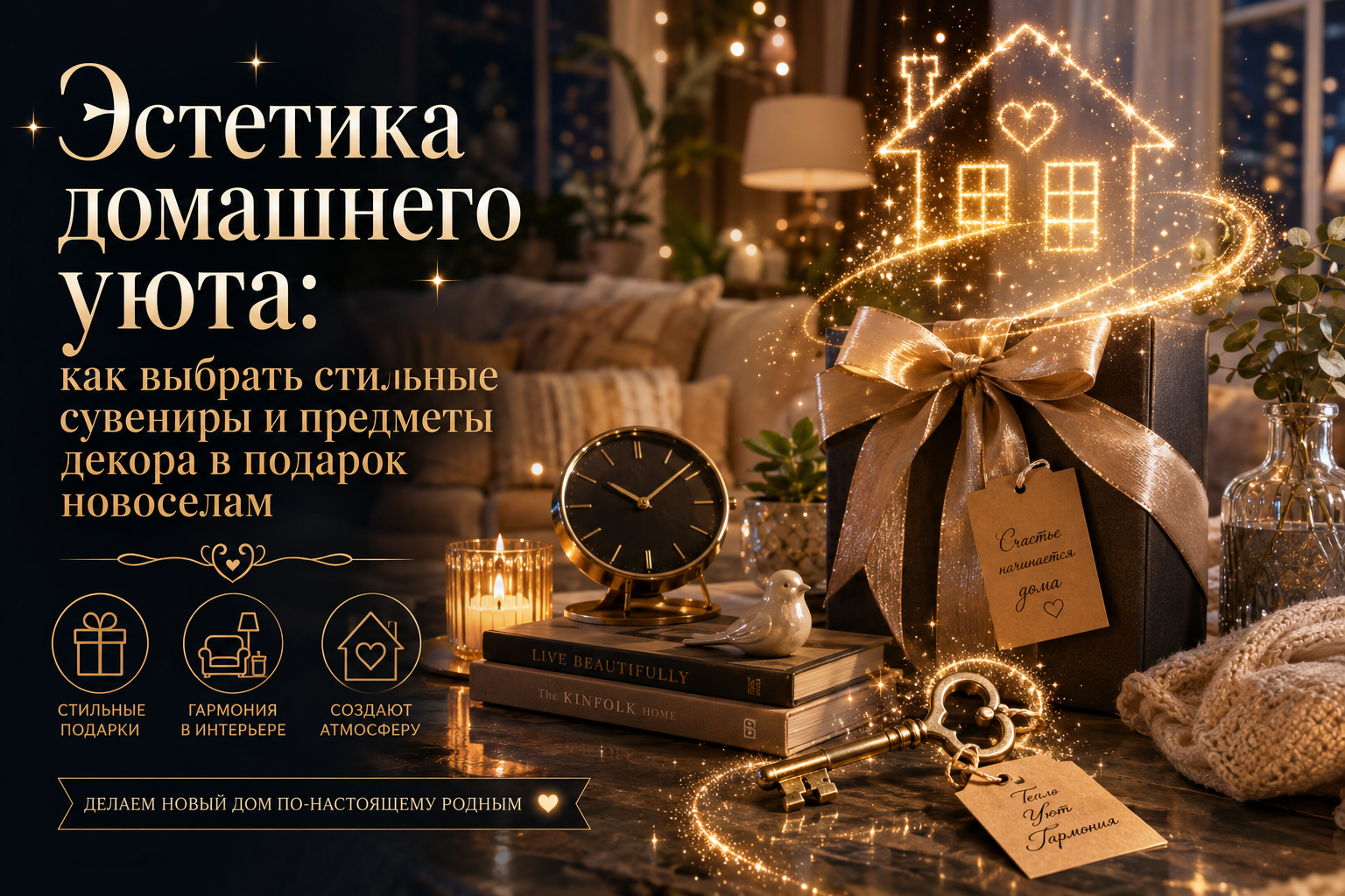 originalnye podarki na novoselie super Эстетика домашнего уюта: как выбрать стильные сувениры и предметы декора в подарок новоселам